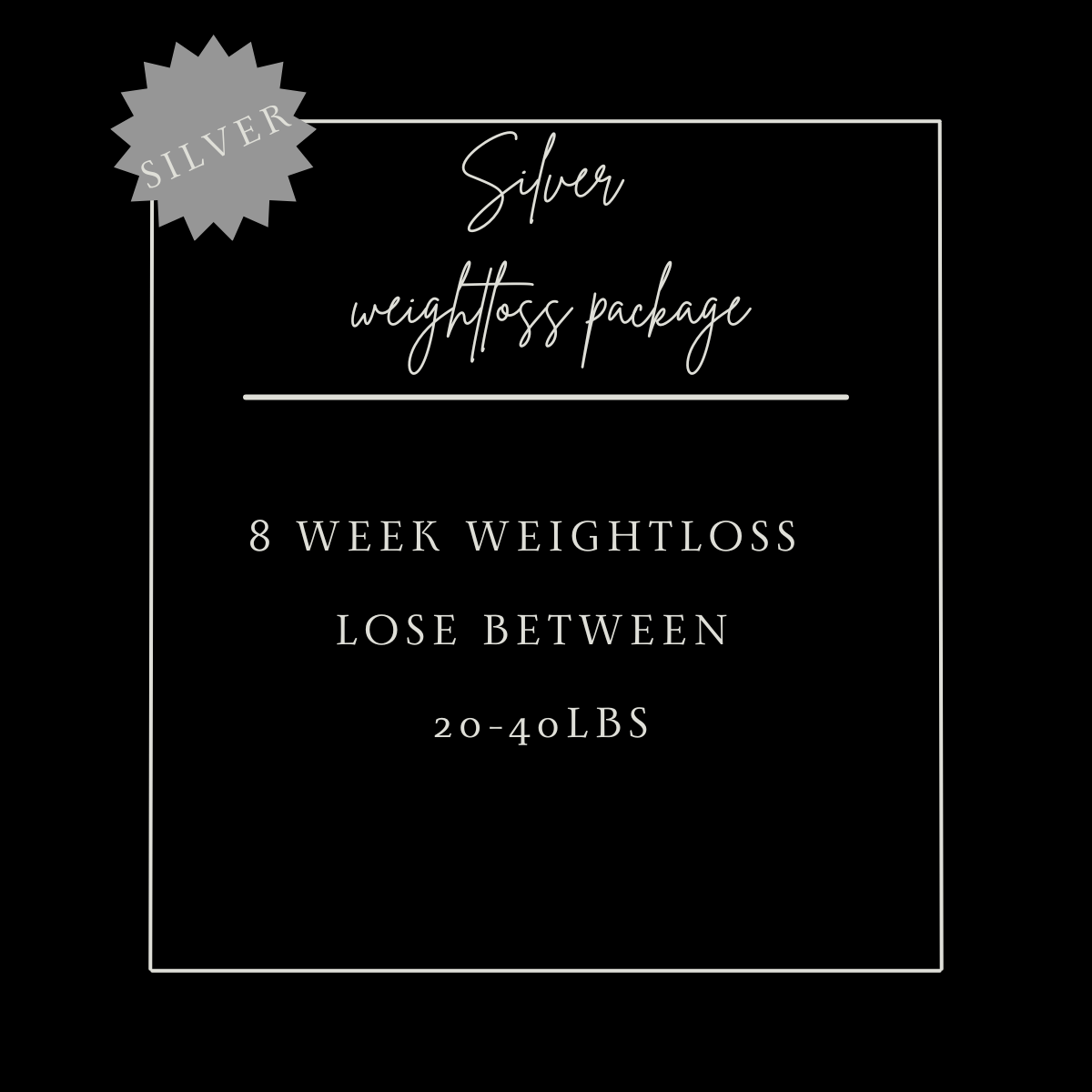 Silver Weightloss Package-Remote Protocol